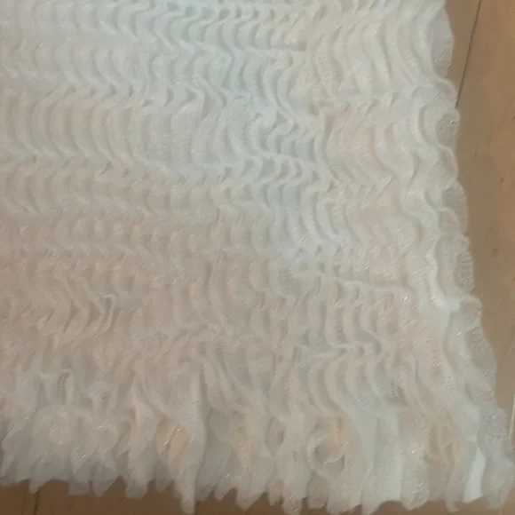 AZZEDINE ALAIA WHITE MINI DRESS/TUNIC 38 - Picture 6 of 7